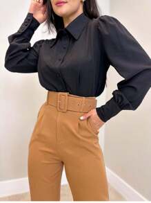 Women Blouses - Black - View 1