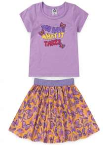 Young Girls Sets - Màu tím - Xem 1