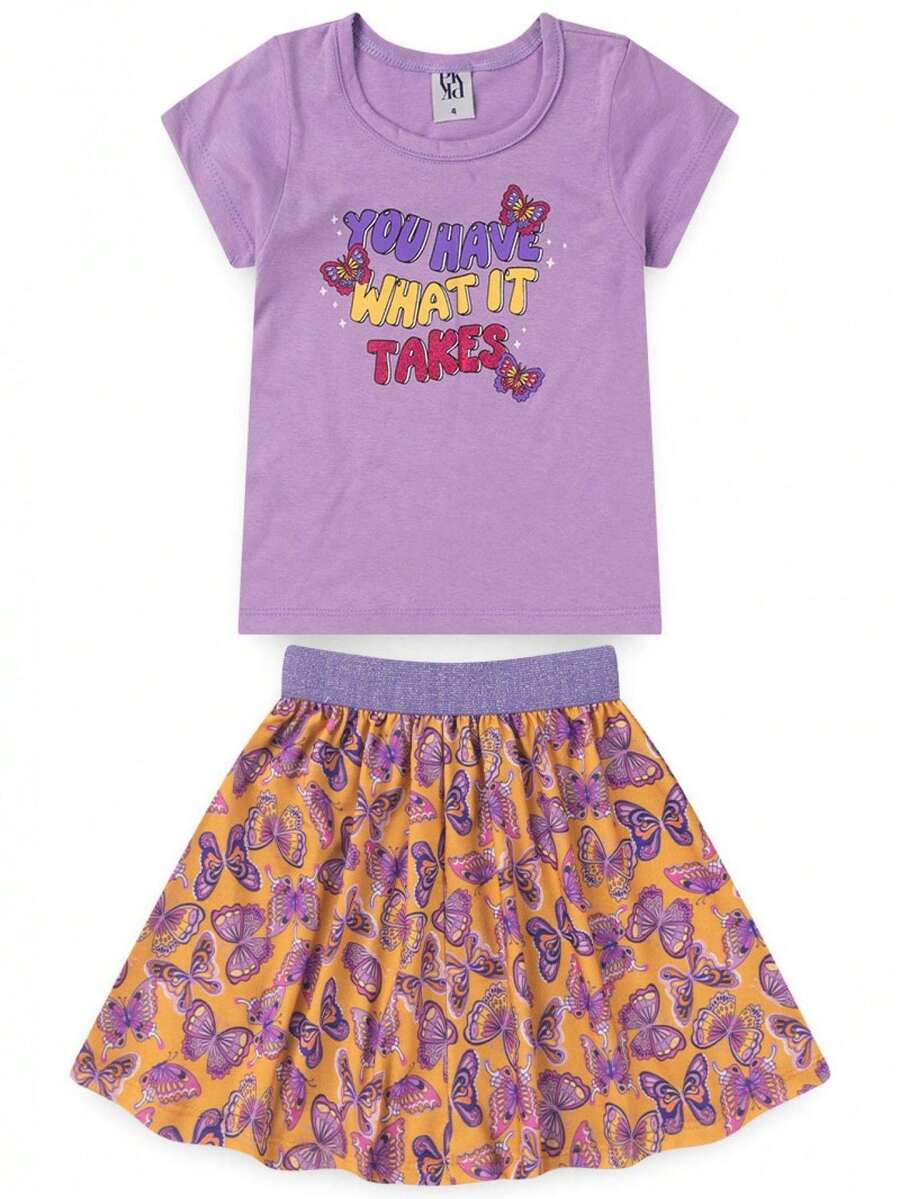Young Girls Sets - Màu tím - Xem 1