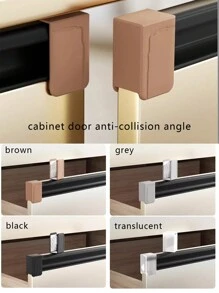 G-Shape Cabinet Door Handle Anti-Collision Angle Protector, Scratch-Resistant Hand Corner Guard, Furniture Drawer Table Edge Protection Cover - Multicolor - View 6