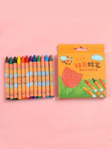 1/8/12pcs Tulip-Shaped Crayons, Non-Staining, Available In Multiple Colors. Suitable For Drawing, Coloring, Office Sketching And Creative Projects.