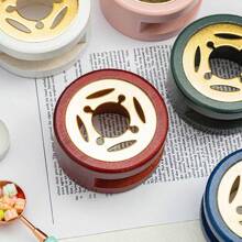 1set Wax Seal Warmer Kit, Wooden Wax Seal Furnace With Melting Spoon Seal Wax Melting Furnace Tool For Melting Wax Seal Beads Or Sealing Wax Sticks Back To School,Back To School,School Supplies