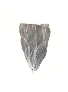 (Only 50 Filter Screens, Not Including The Bracket) 50 Pieces/Pack, 300 Needle Mesh Kitchen Sink Filter Screen, Kitchen Sink Strainer Trash Bag, 50 PCS Drain Nets For Sink, Sink Strainer Filter Mesh Bag, Kitchen Sink Trash Mesh Bag, Disposable Anti-Clogging Elastic Filter Bags, Fits Most Sizes Of Sink Strainer