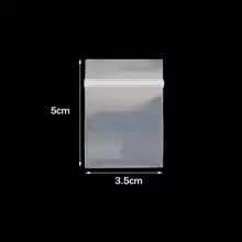 100pcs 20 Wires Mini Ziplock Bags Transparent Small Plastic Bags Clear Reusable Self Sealing Pouch For Jewelry Coins Candy Storage - Small Packaging Bag - View 7