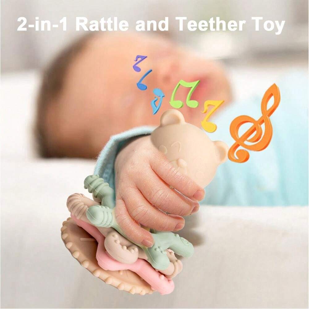 Baby Teething Toys Infant Sensory Chew Rattles Toys Newborn