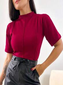 Women T-Shirts - 青檸色 - 查看 4