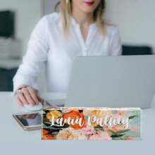 客製化文字亞克力辦公桌名牌，男女士桌子裝飾，辦公室配件，幽默辦公桌名牌，老闆、老師、同事、護士的感謝禮物 - Printing - 查看 4