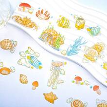 Mục Nhiên Văn Hóa Và Sáng Tạo Băng Đơn Gió Biển Bài Hát Nghệ Thuật Ins Sinh Học Biển Guka Handnet DIY Trang Trí Băng - nhiều màu - Xem 3