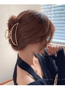 Hair Clips - 金色 - 查看 3