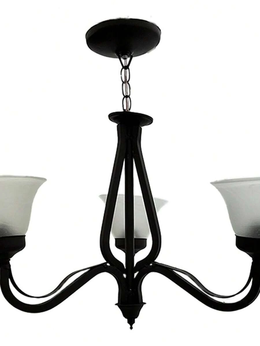 Candil De Techo, Luz Ideal, Chocolate C8 Herrería 3 Brazos - Marrón Chocolate - Ver 1