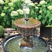 LILIIN Solar Fountain 1.8W Pond Pump With Solar Panel Solar Pump Water Pump Square Solar Fountain Pump Fountain Pumps For Bird Bath Garden Pool Pond