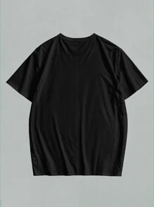 Men T-Shirts - 黑色 - 查看 4