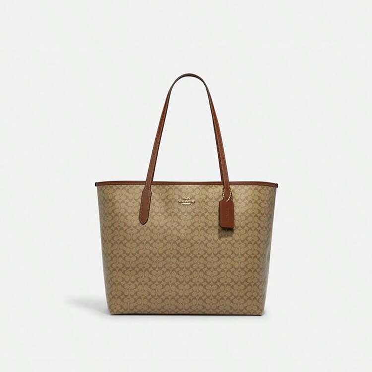 coach トートバック　ショルダー　シグネチャー キャンバス 公式】コーチアウトレット | ギャラリー トート・シグネチャー