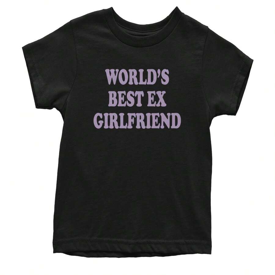 World's Best Ex Girlfriend Y2K Revenge Youth T-Shirt - 黃色 - 查看 1
