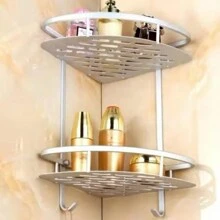 Suporte de Shampoo Aluminio Rack de Banheiro Sabonete Prateleiras Parede - Multicolorido - Visão 10