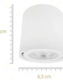 Spot Sobrepor Direcionável Redondo 7,5cm Gu10 Dicroica M2290 - Branco - Visão 4