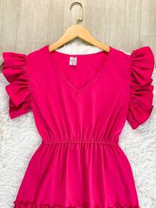 Women Dresses - 玫紅色 - 查看 4