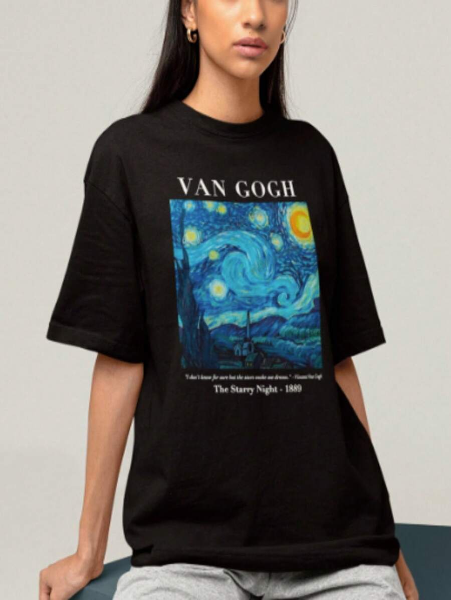 Women T-Shirts - màu đen - Xem 1