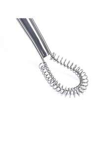 1Pc Stainless Steel Spring Manual Whisk Egg Beater Handheld Mini Kitchen Eggs Mixer,Food,Cooking,Egg,Kitchen,Kitchen Items,Kitchen Tools,Kitchen Things. - Silver - View 7
