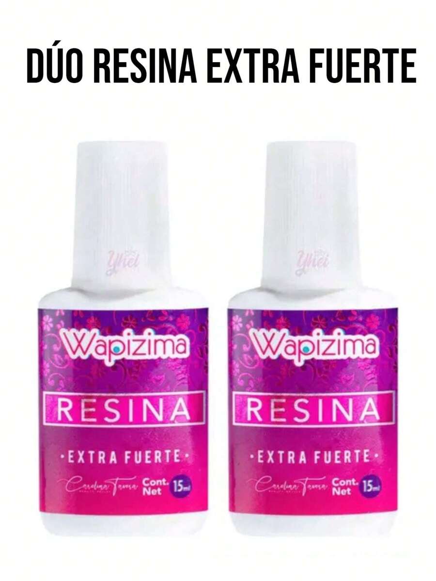 Resina Extra Fuerte Para Uñas Acrílicas Wapizima 15g - Rosa - Ver 1