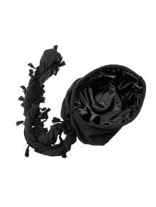 Sombrero divertido para hombres con barba trenzada, doble turbante, borla en el borde y cola de trenza para el cuidado del pelo - Multicolor - Ver 8