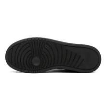 男士休闲黑色运动鞋 - 舒适多功能运动鞋，采用 EVA 鞋底和时尚 PU 鞋面 - 黑色 - 查看 5