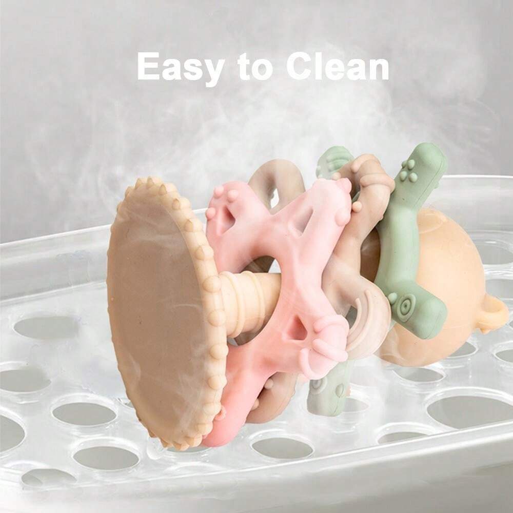 Baby Teething Toys Infant Sensory Chew Rattles Toys Newborn