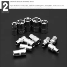 46pcs Ultimate Automated Mechanical Tool Kit - Advanced Ratchet Torque Wrench And Various Screwdriver Sets - Ultra Portable All-In-One Solution For Car, Bicycle, And Motorcycle Maintenance - 46pcs - View 7