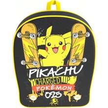 Mochila Pikachu Pokemon 30Cm - Mochila Licencia Oficial - Diseño Único Y Moderno - Ajuste Cómodo Y Versátil - Ideal Para Uso Diario - Multicolor - Ver 1