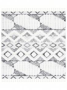 Safavieh Moroccan Tassel Shag 618 Indoor Power Loomed Easy Care Area Rug - Ivory - View 10