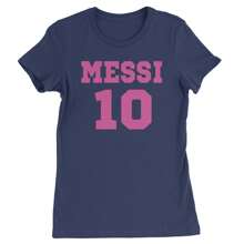 World Soccer Futbol Messiami Womens T-Shirt - Xanh đậm - Xem 7