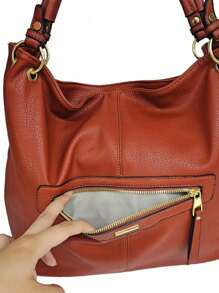 Women Fashion Backpacks - 駝色 - 查看 4