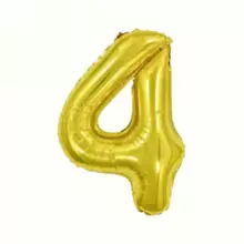 1入組數字形狀裝飾氣球 - 紫色 - 查看 32