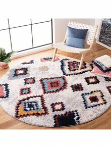 Safavieh Morocco 940 Indoor Power Loomed Easy Care Area Rug - Ivory - View 9