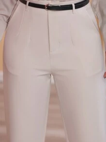 Women Pants - Beige - View 5