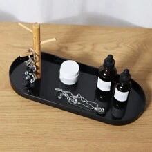 1入組北歐風格樹枝形托盤鑰匙掛鉤，多功能桌面收納盤化妝品收納盤裝飾擺件，適用於客廳和入口處 - 彩色 - 查看 4