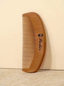 1 件个性化定制木质发梳，防静电木质发刷，带束口袋，激光雕刻定制姓名，适用于梳理和造型卷发、细软发、粗硬发、波浪发或直发 - 细齿天然木梳，女士护发，干湿两用，便携式扁平梳，旅行必备，朋友礼物，毕业礼物，男士礼物，父亲节礼物，多功能，装饰性，字母，纯色，精致，时尚，复古，现代，多彩，休闲，基础款，独特，定制，个性化，定制，送给她的理想礼物，女朋友，她，祖父母，家人，男朋友，朋友，圣诞节美容配件