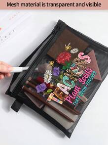 1/2 chiếc, Túi lưới đen, Túi đựng mỹ phẩm nữ có khóa kéo in chữ hoa, Túi lưới đựng đồ trong suốt, Túi đựng đồ vệ sinh, Quà tặng cho cô ấy, Thích hợp để đựng mỹ phẩm cho phụ nữ, Đựng mỹ phẩm ở ký túc xá đại học, Du lịch cho phụ nữ, Túi quà tặng, Túi đựng mỹ phẩm vui nhộn in chữ nhiều màu, Quà tặng cho giáo viên dự tiệc về trường, Quà tặng cho chị em gái, Quà tặng tuyệt vời nhất cho giáo viên, Quà tặng sinh nhật, Quà tặng kỷ niệm, Quà tặng tốt nghiệp Túi đựng đồ trang điểm Đồ dùng học tập Đồ dùng thiết yếu khi đi du lịch Túi đựng đồ trang điểm Đồ dùng thiết yếu cho ngày lễ Túi đựng đồ trang điểm Túi đựng đồ trang điểm Tổ chức đồ trang điểm Tổ chức đồ trang điểm mùa đông ngày lễ Lưu trữ đồ trang điểm - màu đen - Xem 5