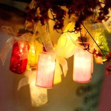 30 paquetes de pequeñas botellas de vidrio con tapones de corcho- Pequeñas botellas de vidrio con tapones para manualidades DIY, recuerdos de boda con etiquetas artesanales, cordón y embudo, Navidad