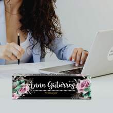 客製化文字亞克力辦公桌名牌，男女士桌子裝飾，辦公室配件，幽默辦公桌名牌，老闆、老師、同事、護士的感謝禮物 - Printing - 查看 2