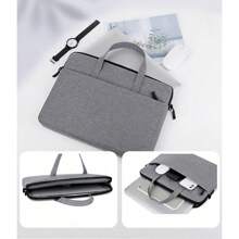 Customize Your Embroidered Text Laptop Shoulder Bag For 14-Inch Laptop Or Tablet, Fashionable, Durable, Waterproof Fabric, Lightweight, Suitable For Business, Casual Or School Use