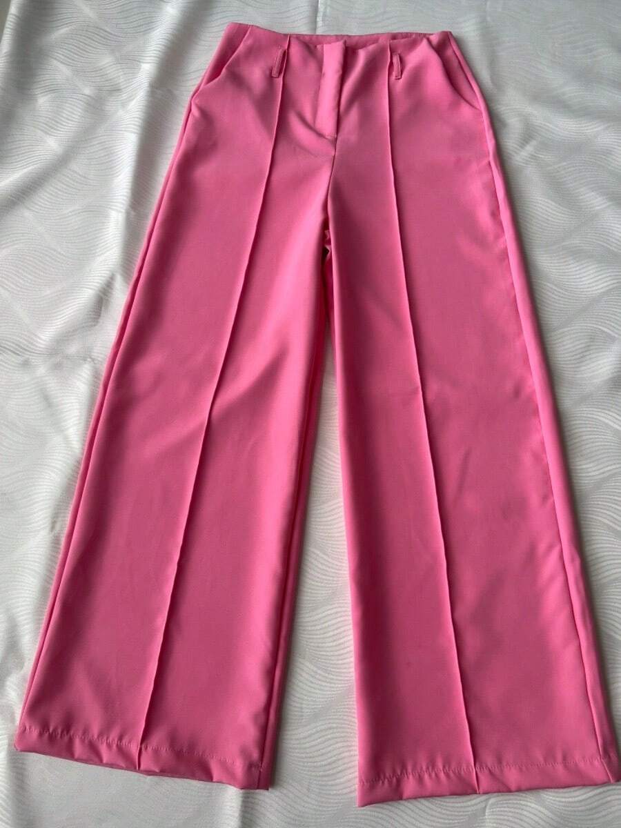 Women Pants - 粉色 - 查看 1