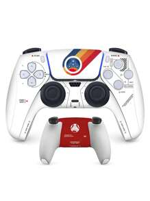 1pc Wireless Controller Sticker PVC Protective Film Scratch-Resistant Decal Compatible With Joystick, Cartoon Game Character Theme Joystick Sticker, Game Accessory With Frosted Anti-Slip Wear-Resistant Design, Both Sides Can Be Applied - PS5 Controller Sticker - View 5