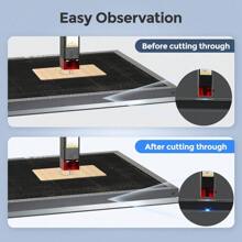 Mecpow Stół o strukturze plastra miodu Mecpow, Laserowy stół roboczy o strukturze plastra miodu do maszyny do grawerowania laserowego, Płyta laserowa o strukturze plastra miodu do szybkiego odprowadzania ciepła i ochrony stołu, H44 (440 x 440 x 22 mm)/H66 (650 x 650 x 22 mm)/H48 (450 x 850 x 22 mm)