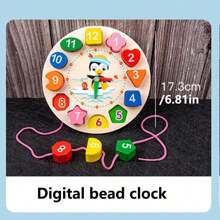 1pc Montessori Educational Toy Set, Improving Hand-Eye Coordination, Sense Of Time And Critical Thinking, Ideal Gift For Children Aged 3+