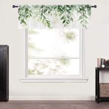 1pc Elegant Window Screen Decoration For Daily Home Decor, Fresh Green And Natural Style - Multicolor - View 6