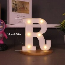 1 Peça Luz de Letra de LED, Cenário de Proposta Romântica Surpresa, Presente de Natal, Decoração Central, Adequado para Decoração de Aniversário/Casamento/Aniversário/Dia dos Namorados/Halloween/Natal/Ano Novo 2025, Presente de Aniversário e Feriado Perfeito para Família, Decoração de Quarto, Decoração de Festa, Branco (Baterias Não Incluídas)