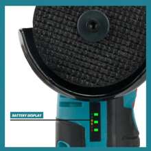 LYUWO LYUWU Mini Angle Grinder Rechargeable Household Electric Cutting Machine Small Lithium Battery Polishing Machine Micro Hand Grin+Two 2000 Capacity Triple String Batteries - Mint Green - View 4