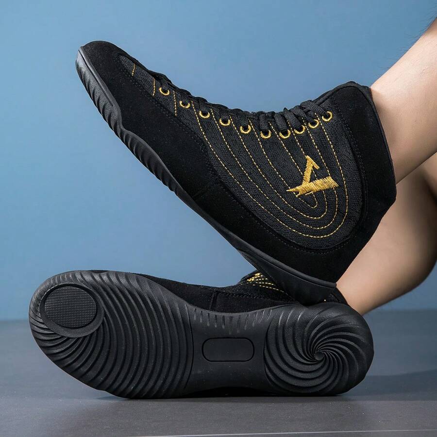 Zeihyeurus Boxstiefel - Atmungsaktive Wrestling Schuhe Für Herren