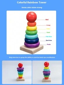 1pc Montessori Educational Toy Set, Improving Hand-Eye Coordination, Sense Of Time And Critical Thinking, Ideal Gift For Children Aged 3+